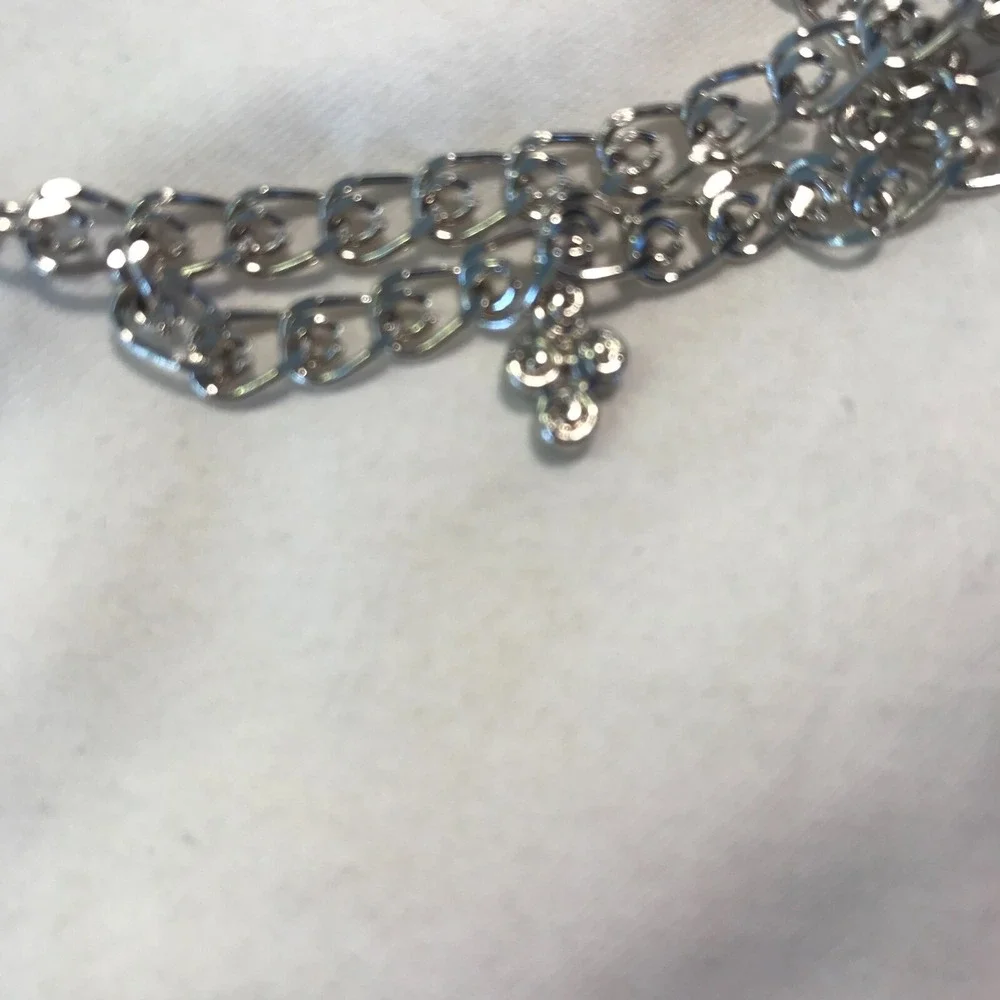 Avon Boot Anklet‎ Large Dangle Silver Tone Finish
